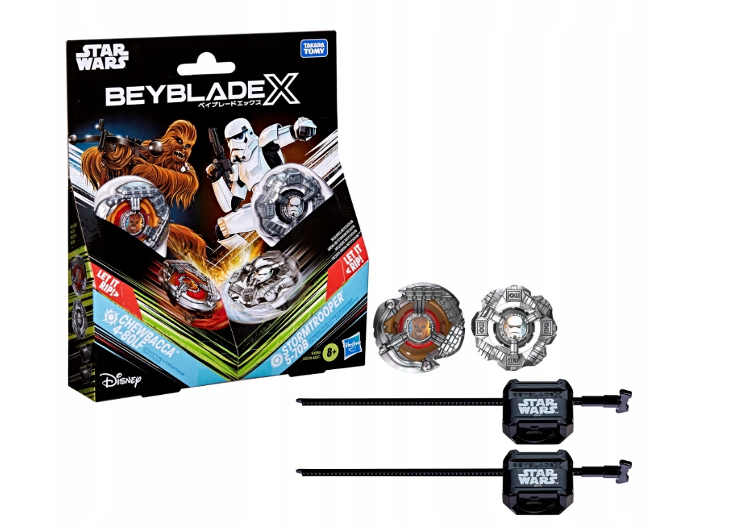 Beyblade X Zestaw startowy Chewbacca 4-80LF vs Stormtrooper 5-70B G1695