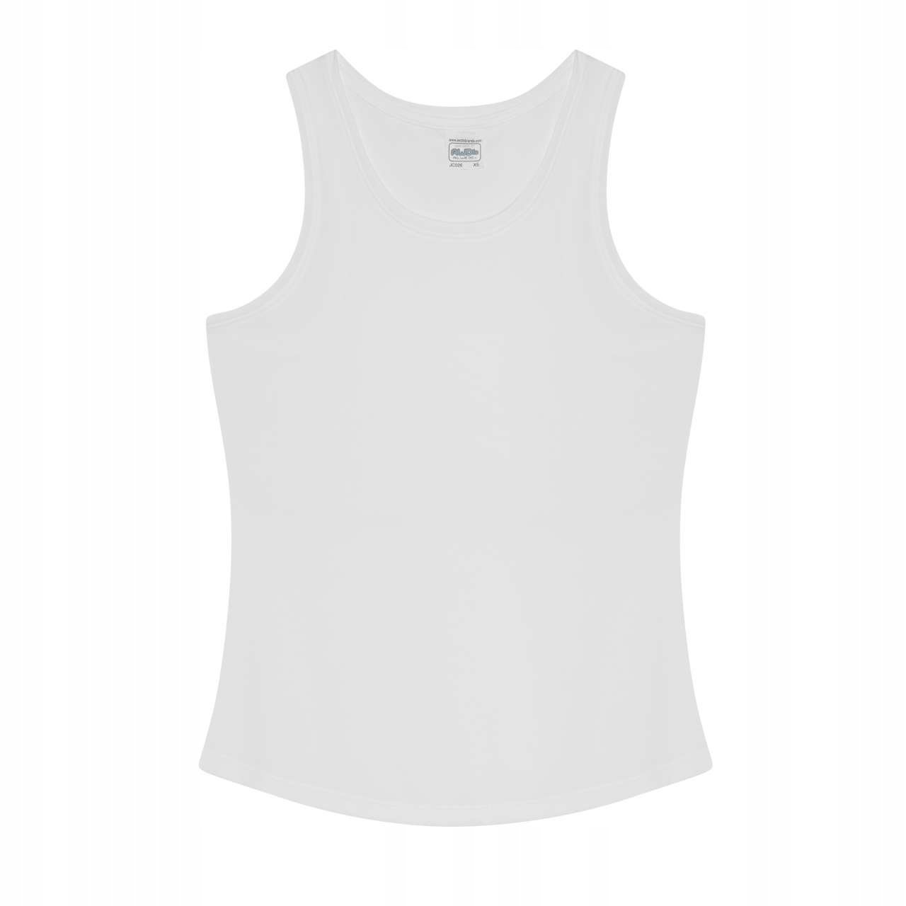 Luźna Koszulka Sportowa TankTop Damski Smooth Vest Bokserka Biała