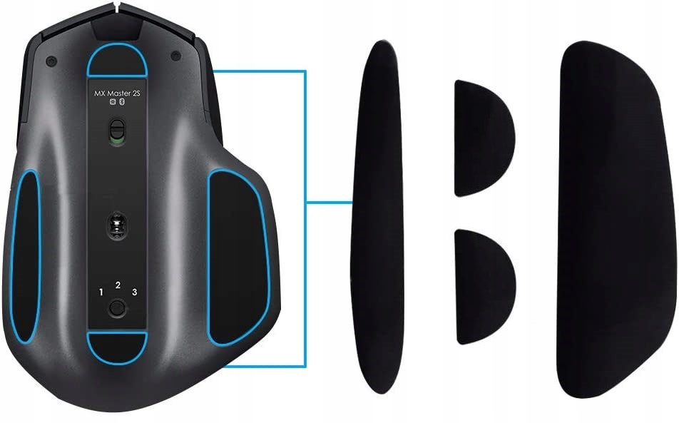 

Ślizgacze Teflonowe do Logitech MX Master 2 2S
