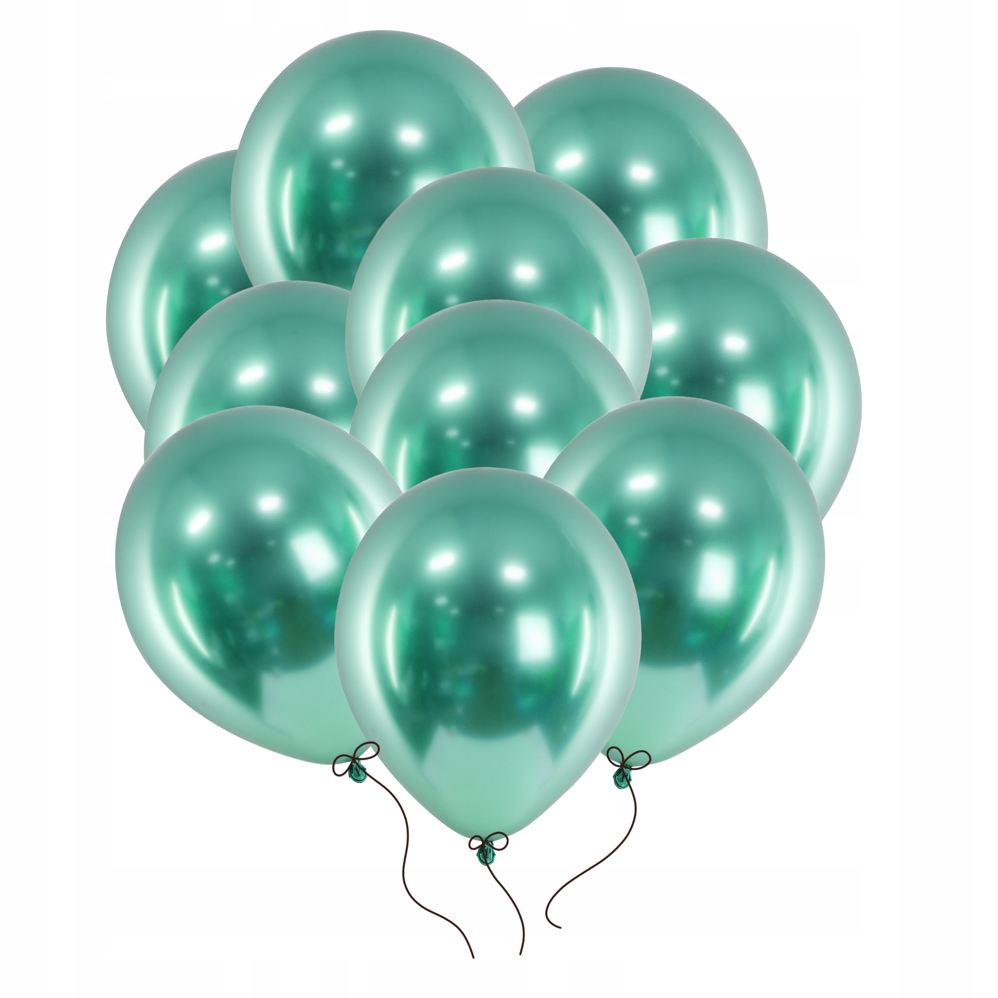 

Balony Chromowane glossy zielone duże 30 cm 10 szt