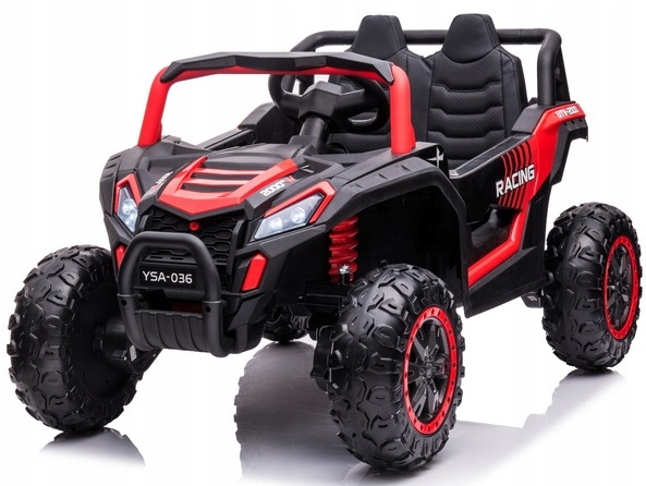 Jeep Buggy 4x4 Auto Na Akumulator 4silniki Pilot Miękkie Koła Eva Skóra Utv