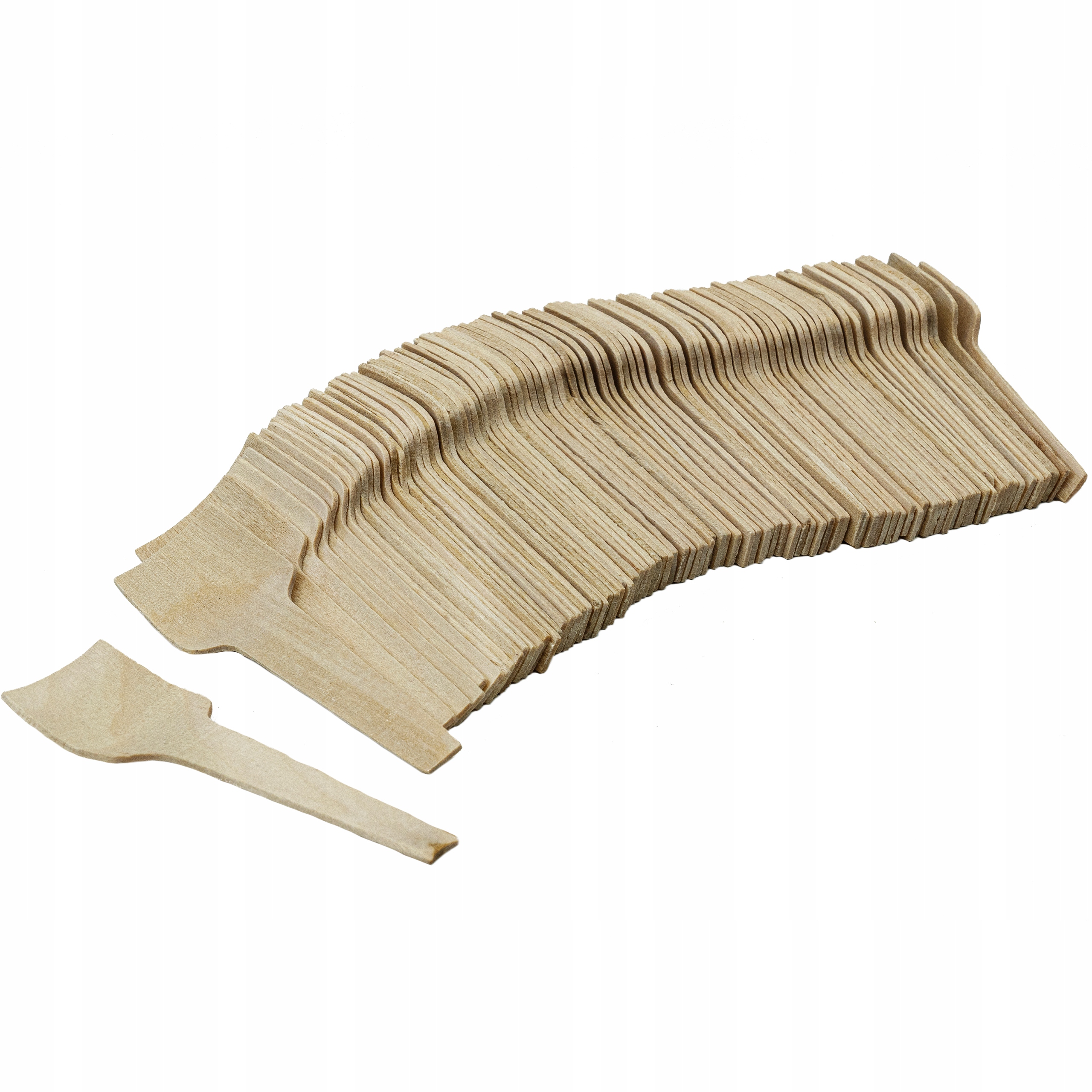 Łyżeczki do LODÓW drewniane 100 sztuk EKOLOGICZNE