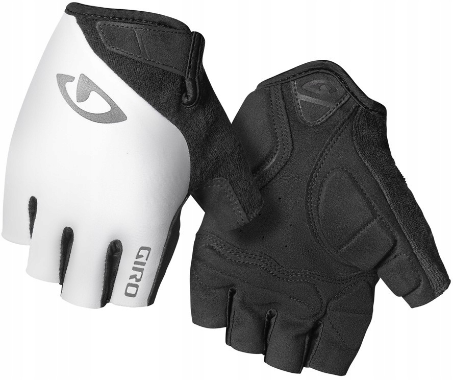 Rękawiczki Rowerowe Krótkie Damskie Giro Jag'ette Białe r. M