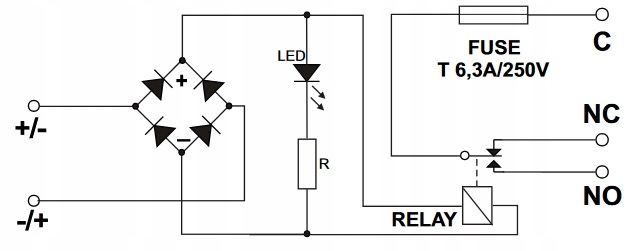 Moduł przekaźnikowy AWZ517 PU1/HV-24V 6A zasilanie AC/DC PULSAR EAN (GTIN) 5901643194314