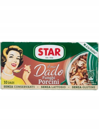 Levně 7 x Vývarové kostky Dado per Brodo al Funghi 10x10g Star