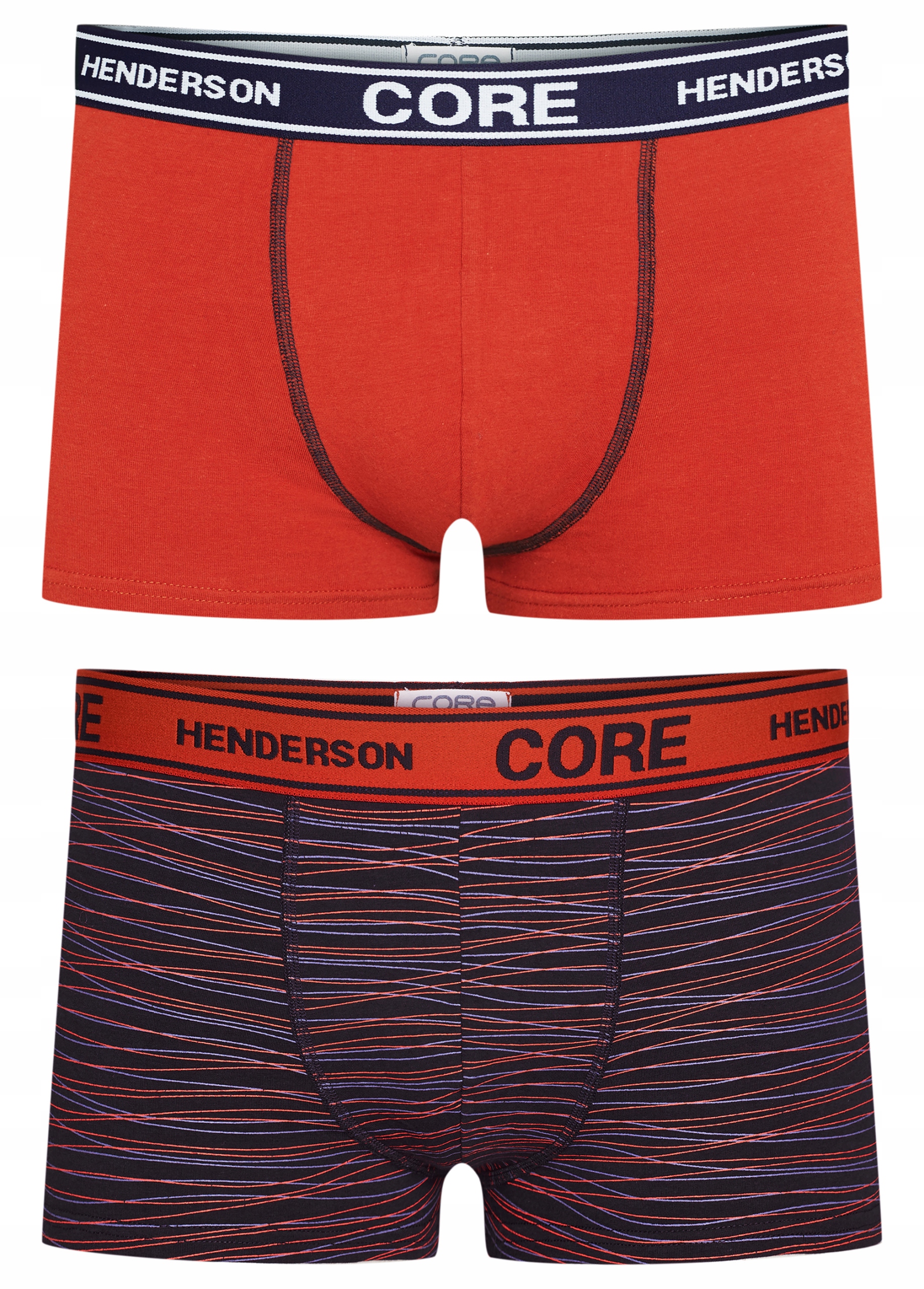 BOKSERKI MĘSKIE HENDERSON bawełna + lycra 2pak XL Rozmiar XL