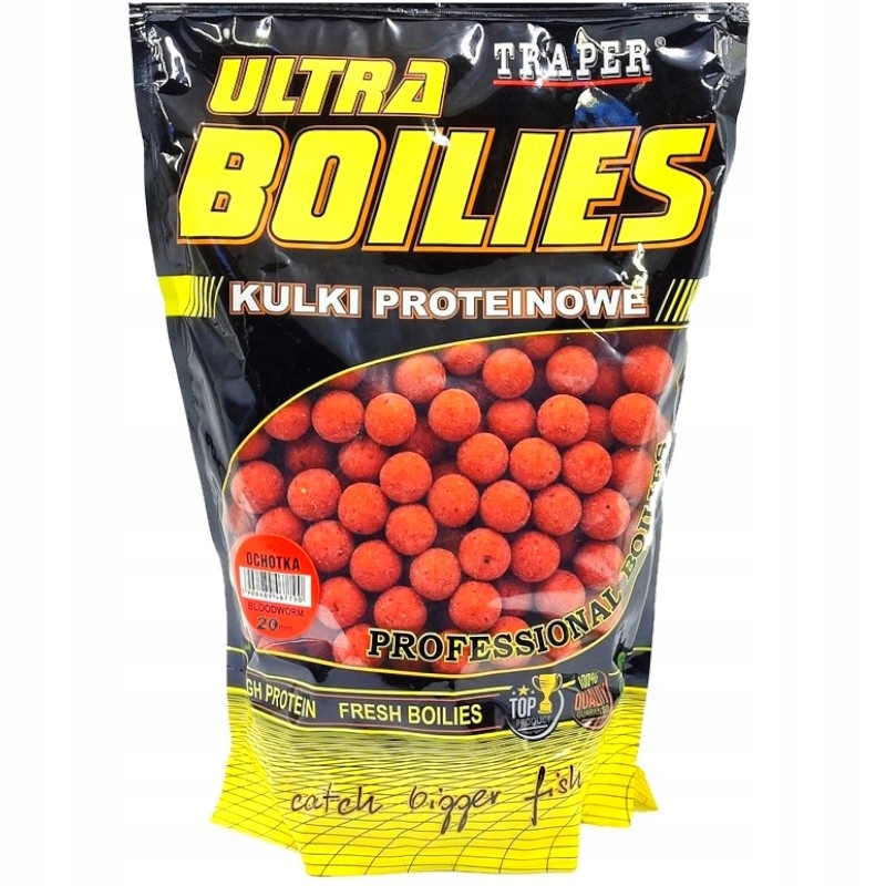 Kulki Proteinowe Traper Ultra Zanętowe Ochotka 20mm Na Karpia Amura Świeże