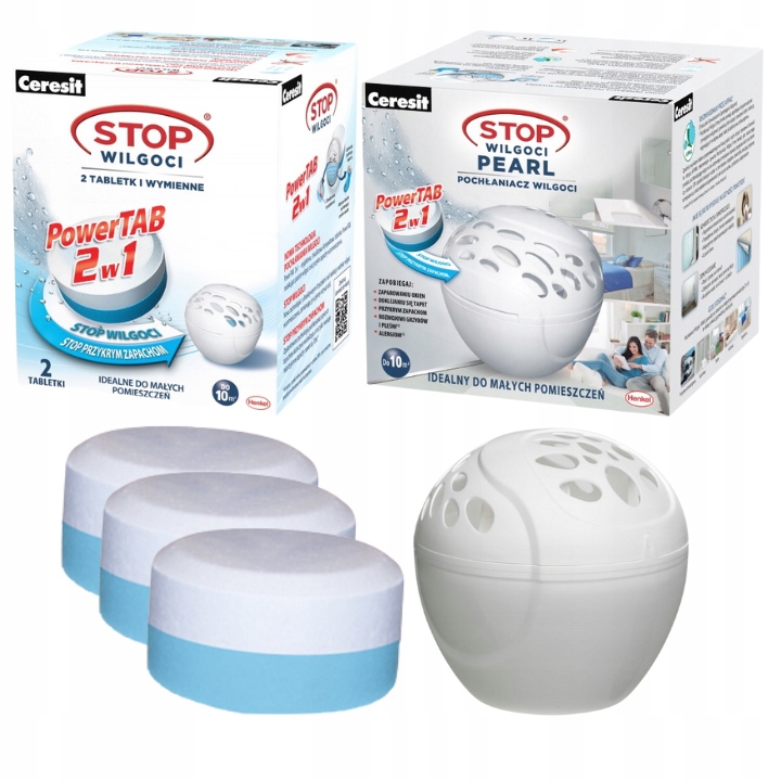 

Ceresit Pochłaniacz Stop Wilgoci Tabletki Zestaw