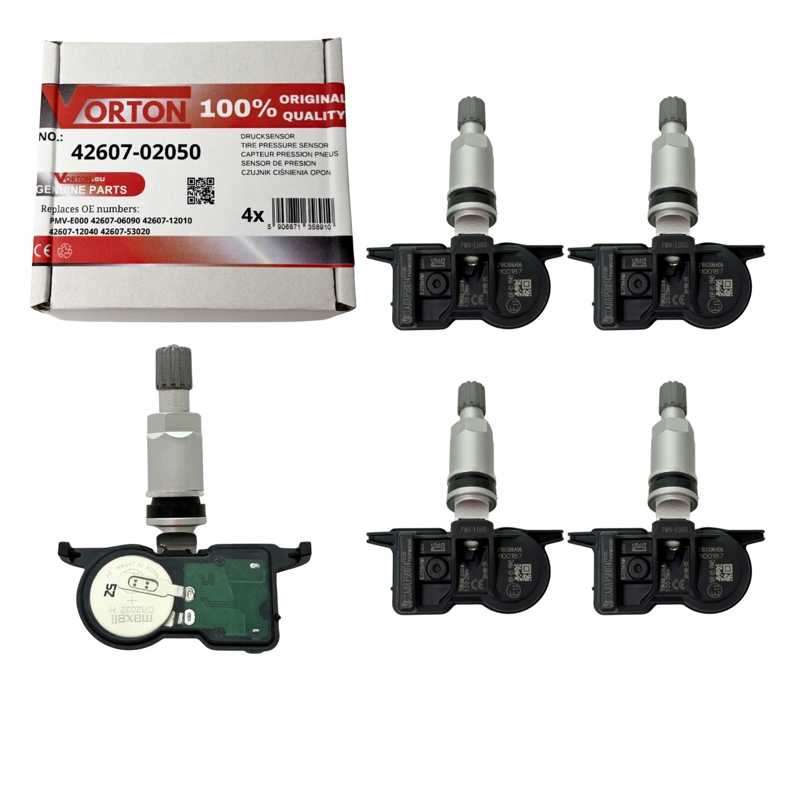 Senzory Tlaku Pneumatík Tpms Toyota Usa Venza Highlander Tacoma Tundra