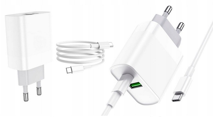 SZYBKA Ładowarka sieciowa do telefonu Typ C USB-C + Kabel Marka XO