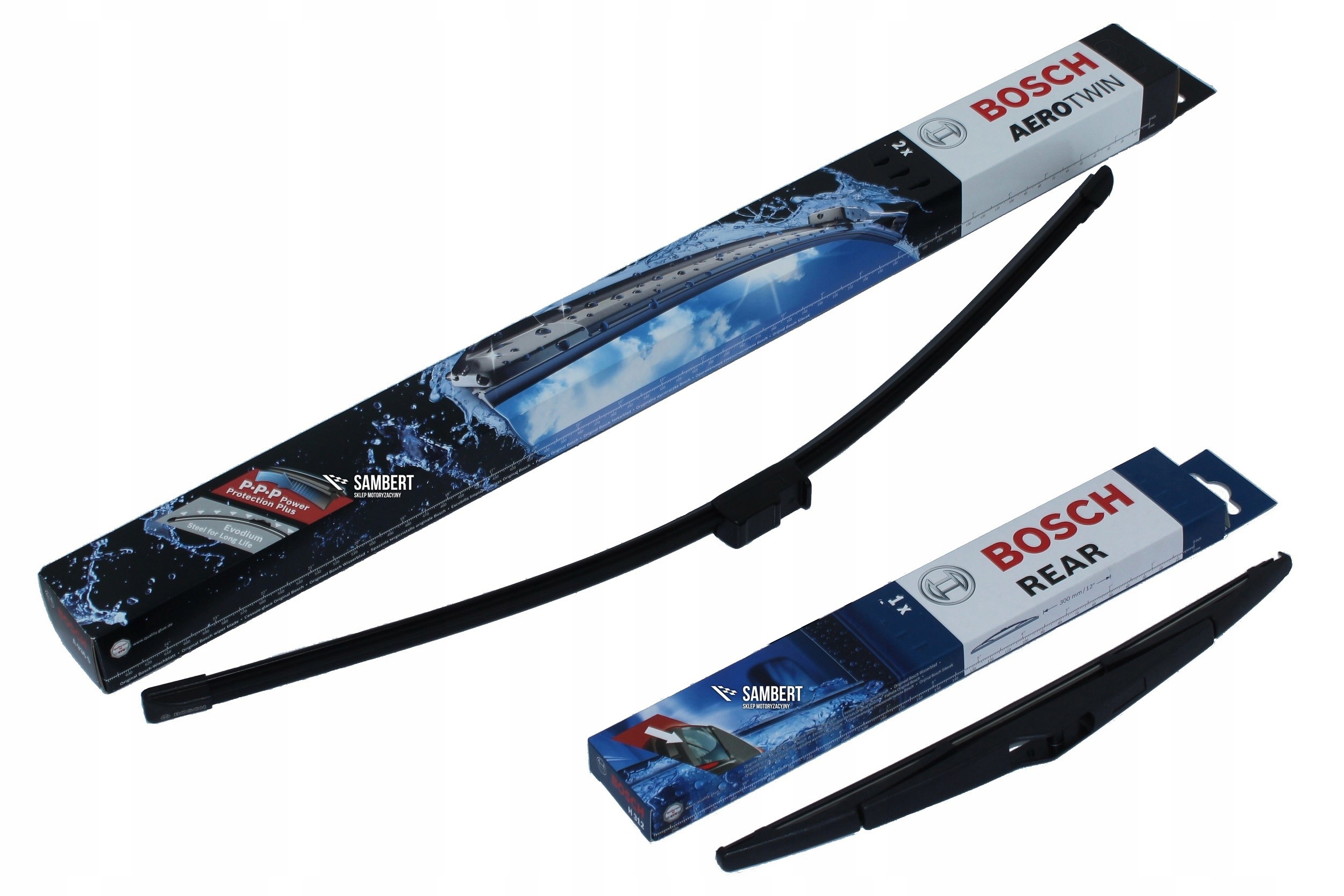 

Wycieraczki przód tył Bosch Toyota Yaris III 3 P13