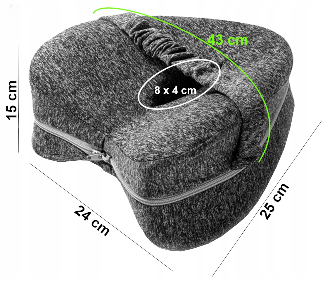 Poduszka ortopedyczna KLIN między kolana UDA nogi Wyrób medyczny nie