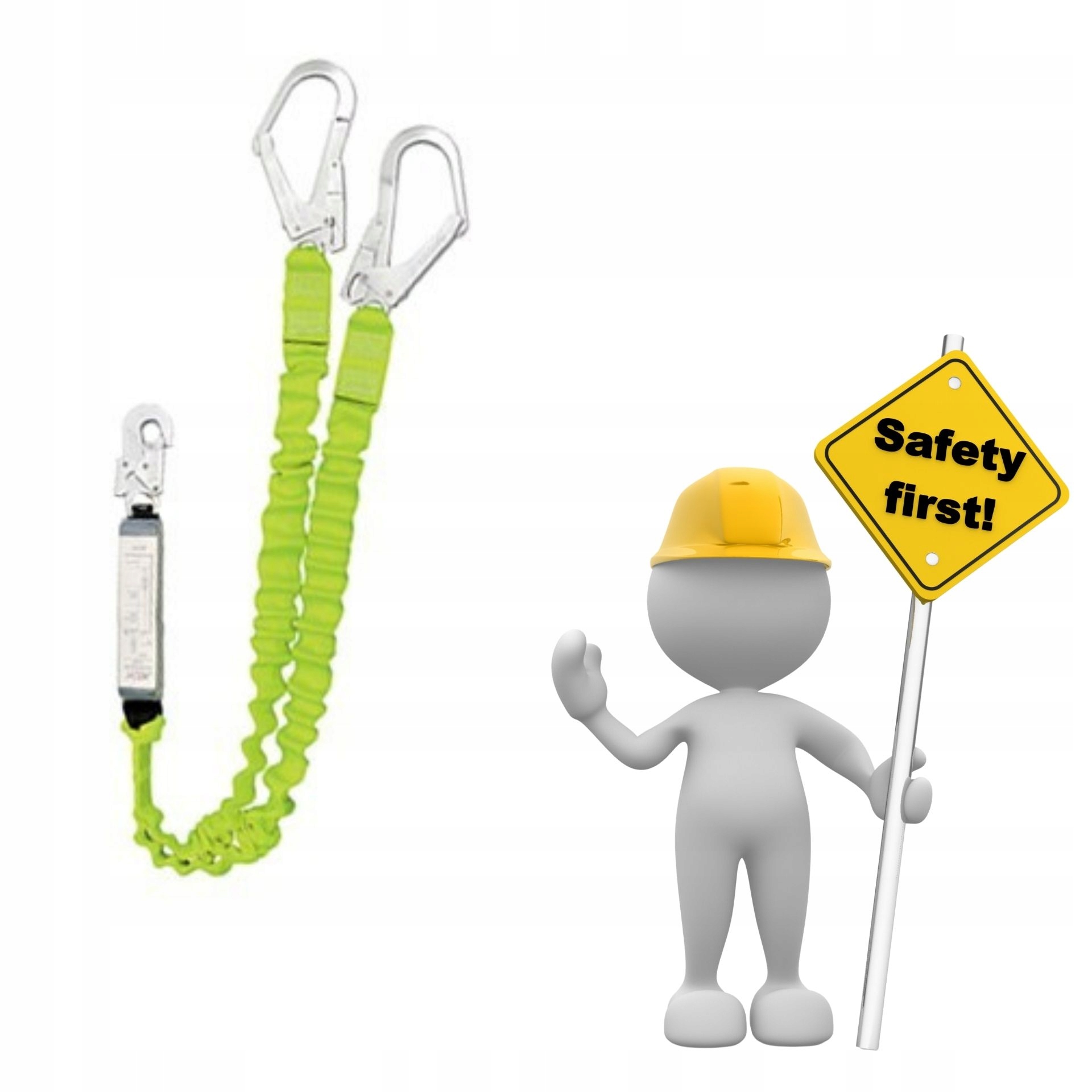 Amortyzator bezpieczeństwa linka do szelek DO PRACY NA WYSOKOŚCI EAN (GTIN) 5904569740306