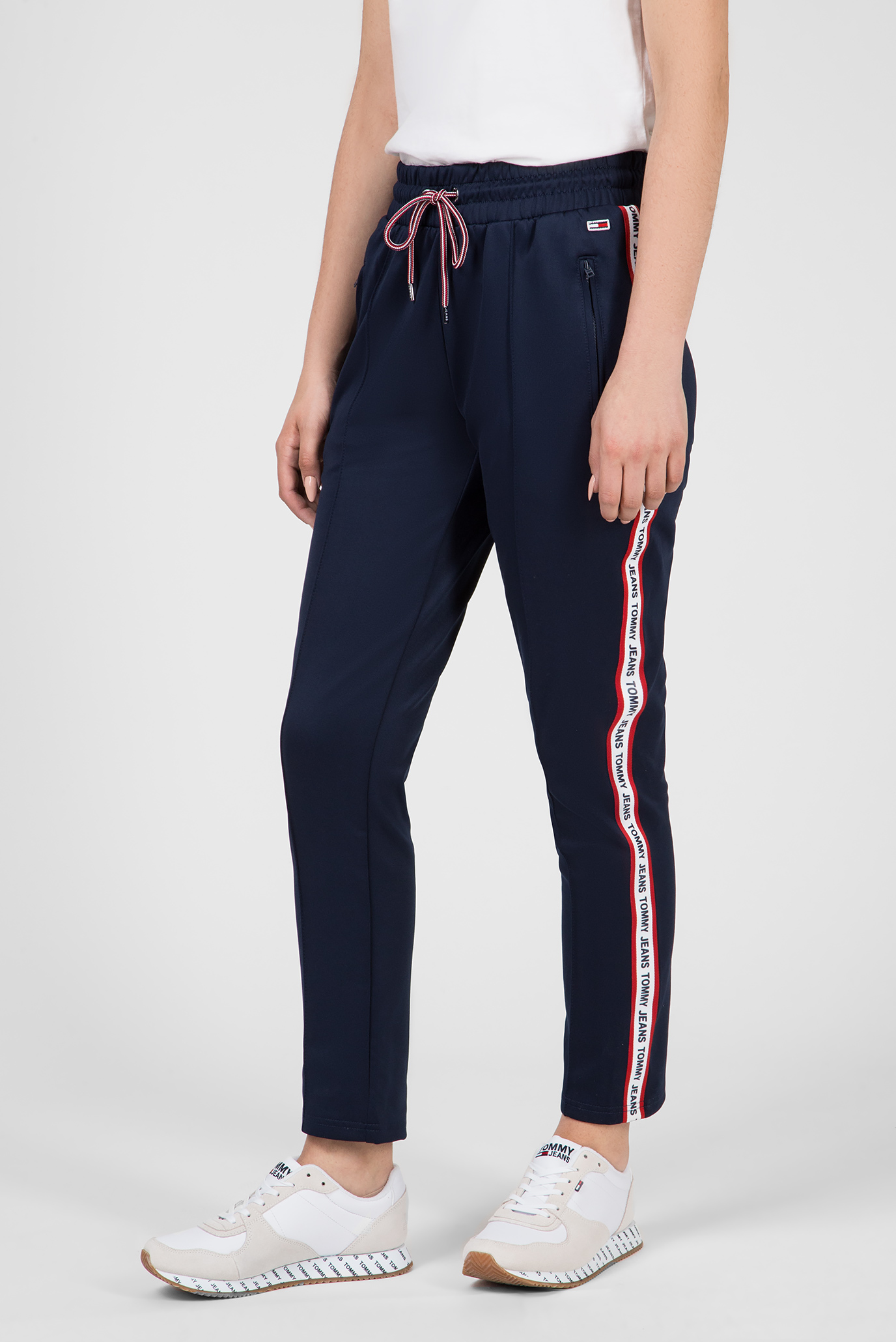 

Tommy Hilfiger Spodnie Dresowe Lampasy Logo L