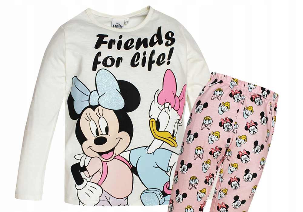 

Myszka Minnie Piżama Dziecięca Spodnie Bluzka 116