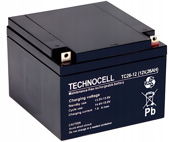 

Akumulator Bateria Technocell Tc 26 Ah 12 V 26-12