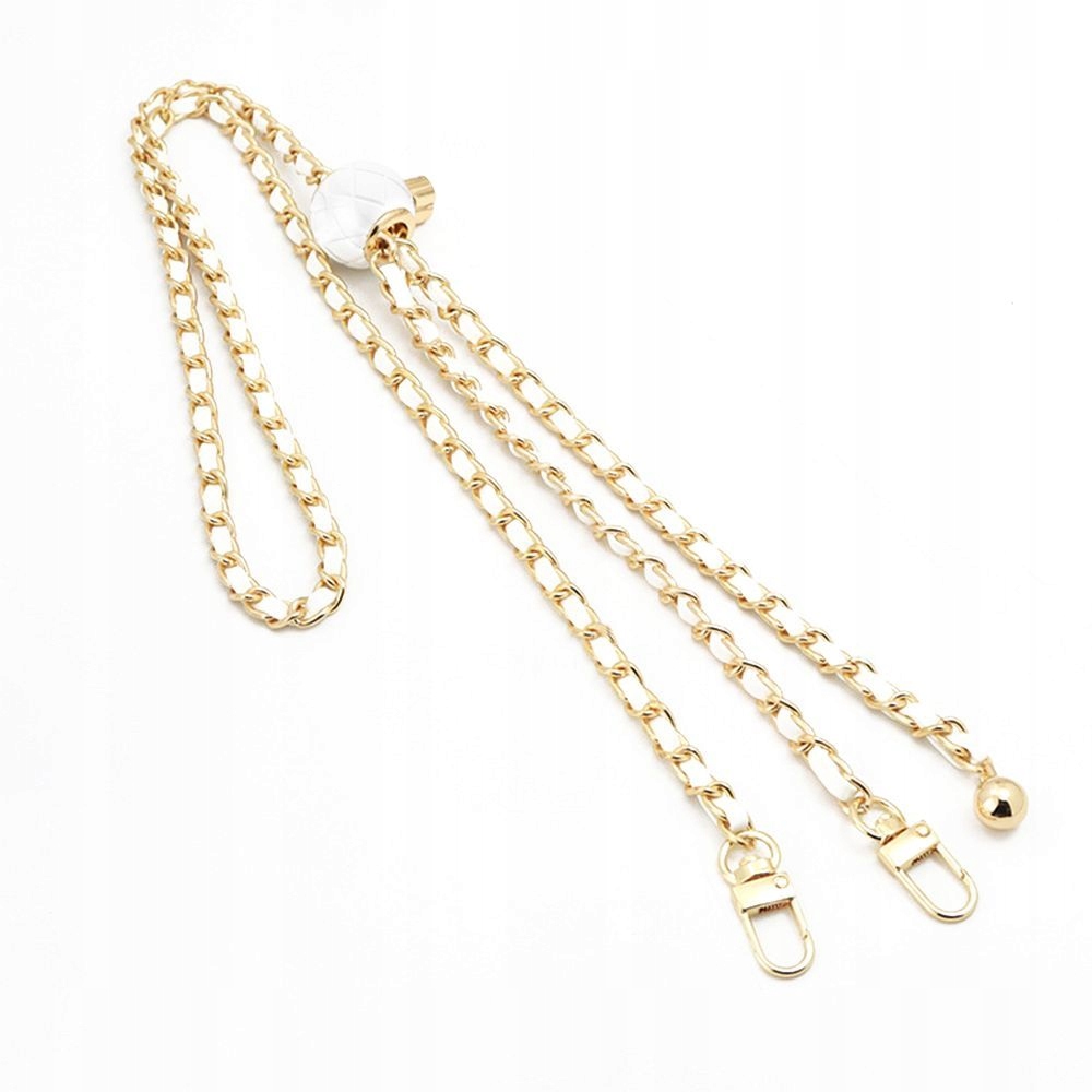 Łańcuch Smycz z uchwytem Glamour wszystkie modele max 80mm szer. Biały