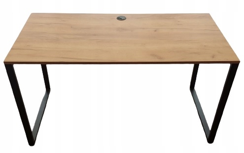 Biurko loftowe 140x70 + Maskownica Kabli