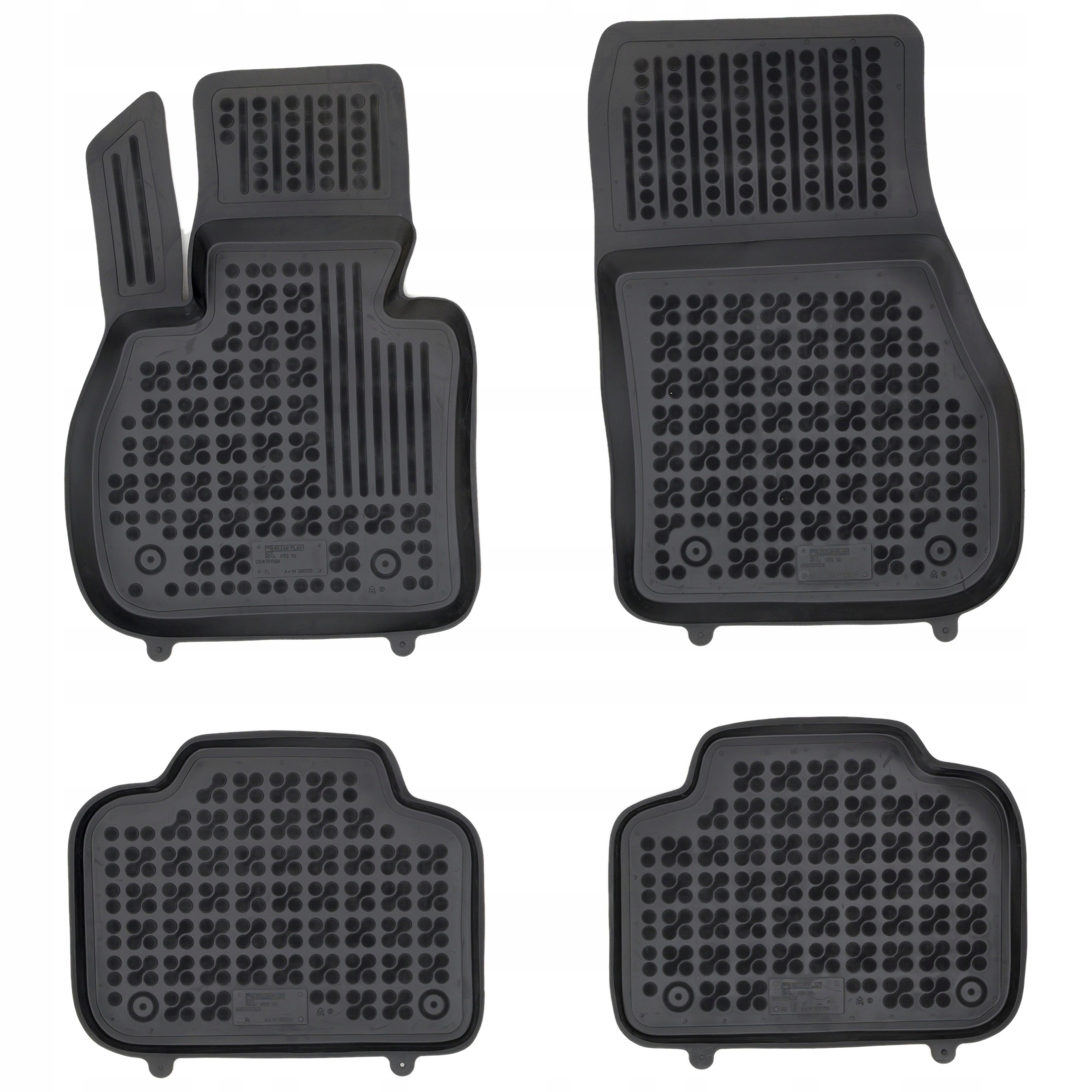 Килимки Різати-Пластик резинові 200729 4 el.