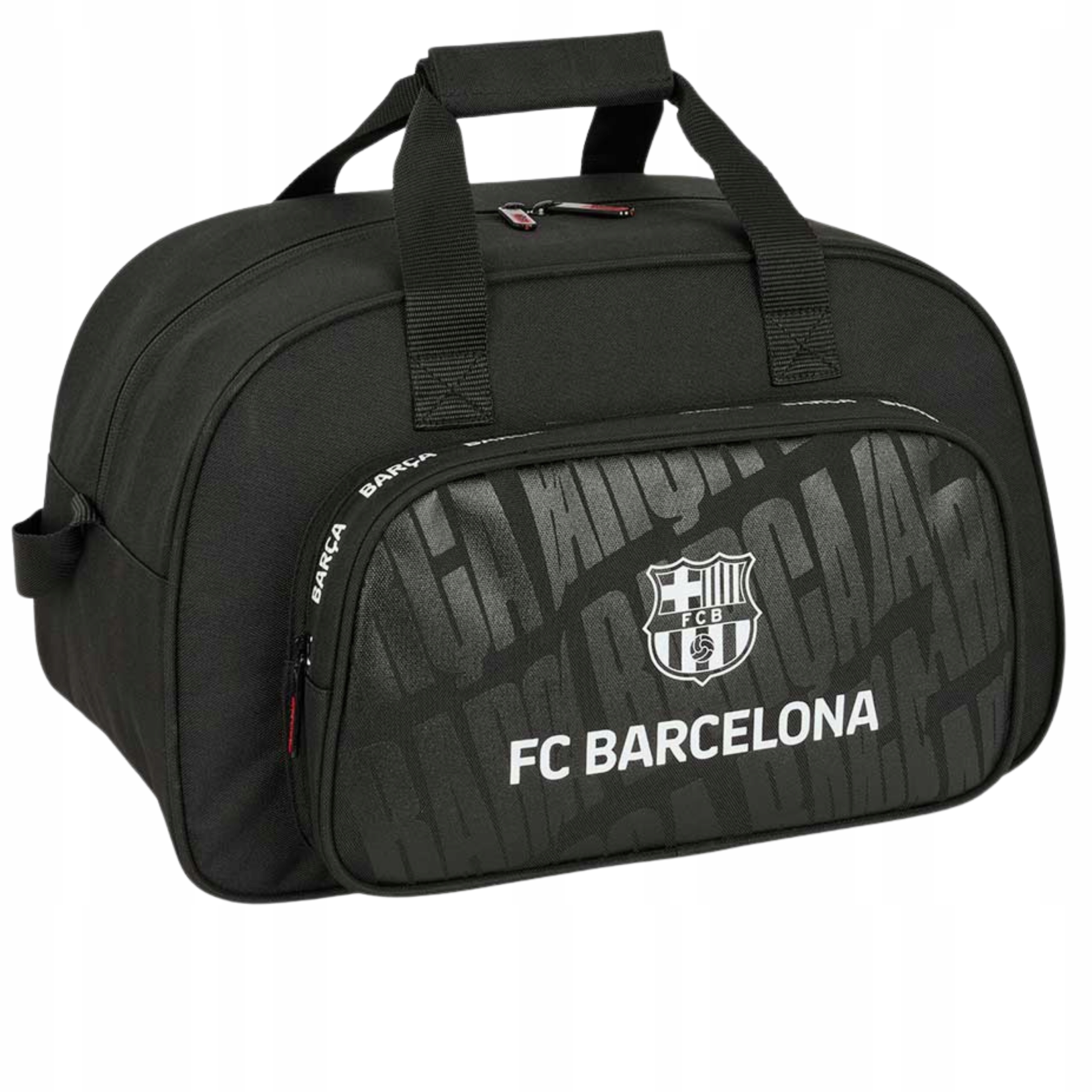 Torba Sportowa Fc Barcelona Piłkarska Treningowa Na Ramię Czarna Mała