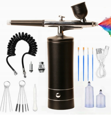 Sada na airbrush s vysokým průtokem a tlakem vzduchu