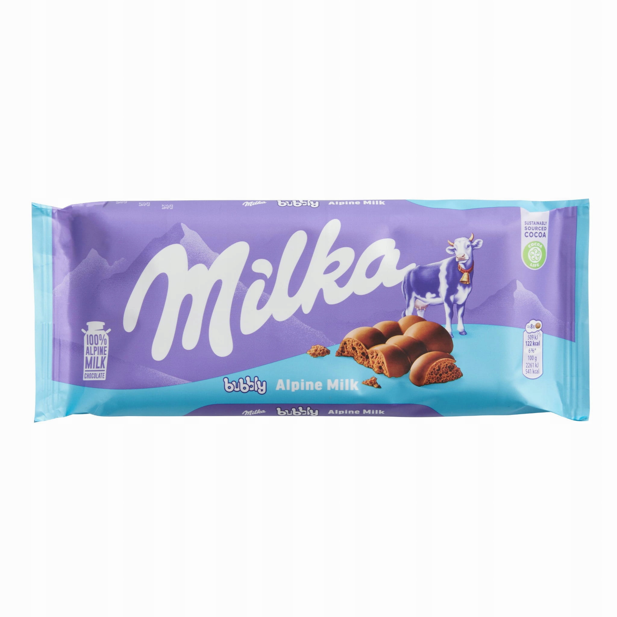 14 Sztuk Milka Czekolada 90g Bubbly Milk