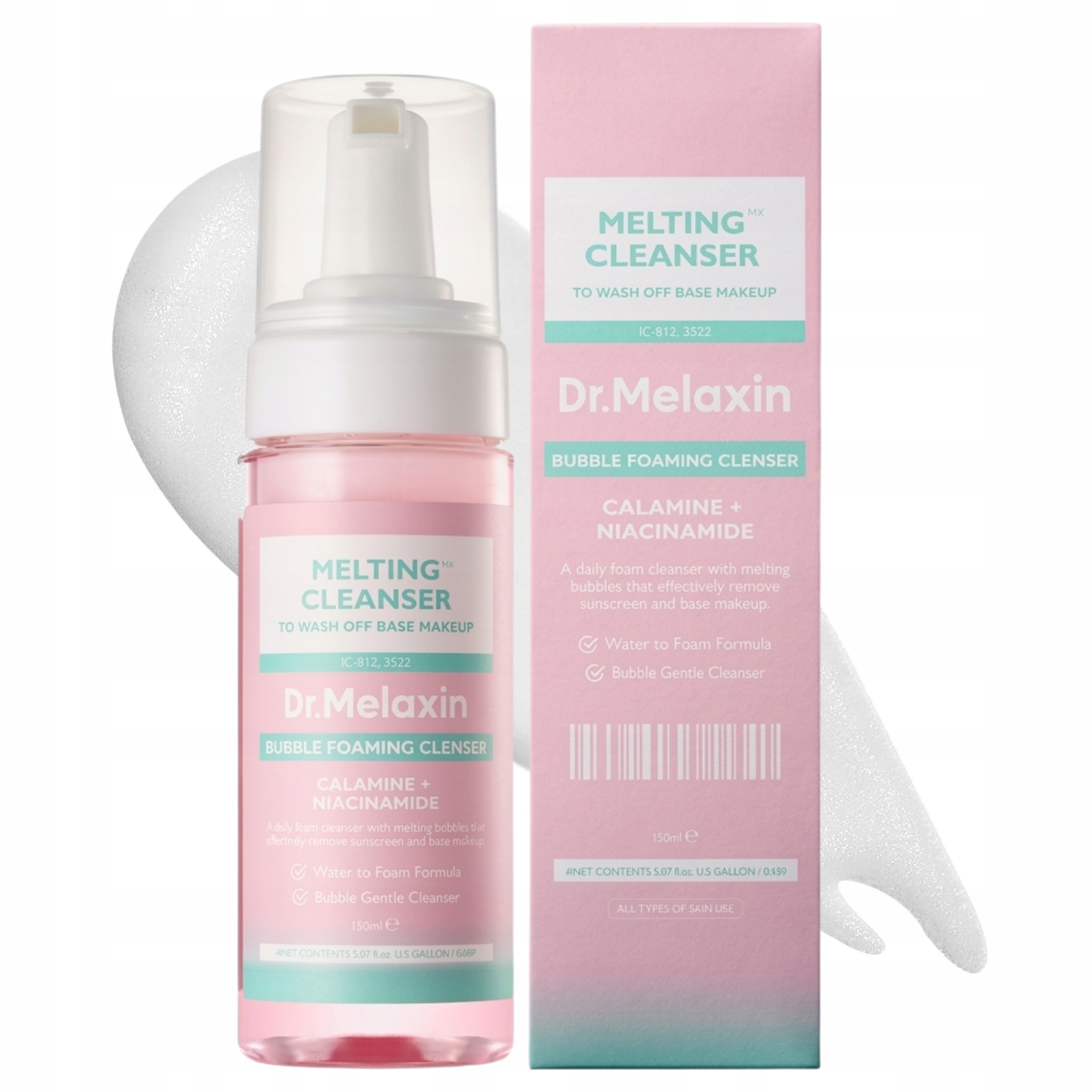 Hydratační čisticí pěna na obličej Dr.Melaxin Melting Cleanser 150 Ml