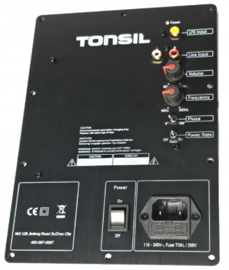 Tonsil WA-200 Zosilňovač Pre Subwoofera 300W