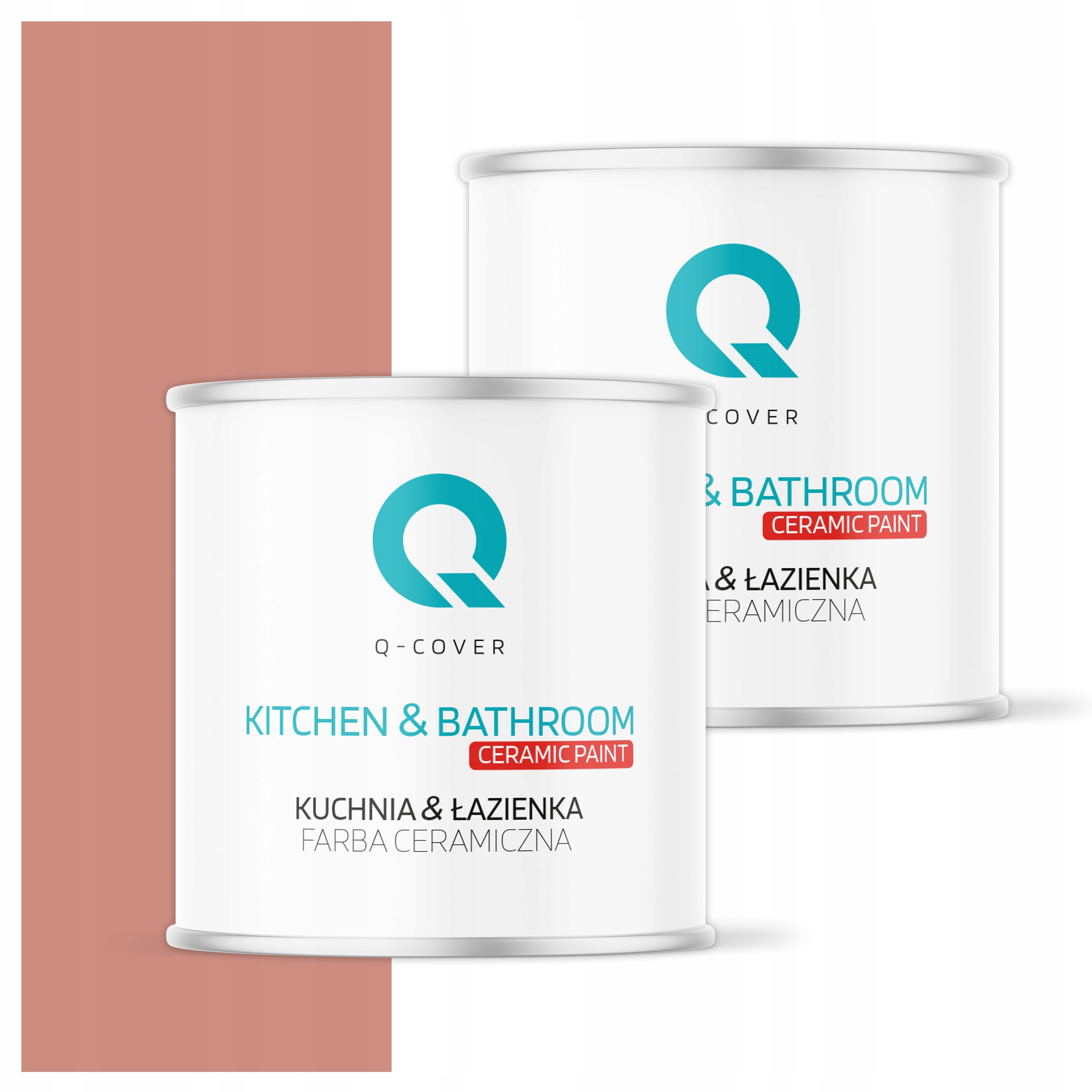 Farba do kuchyne a kúpeľne Umývateľná 2L Hlboká matná farba Lososová H5533