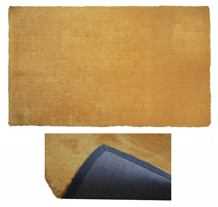 Dywan GoodHome Manzo 120 x 170 cm Musztardowy Rudy