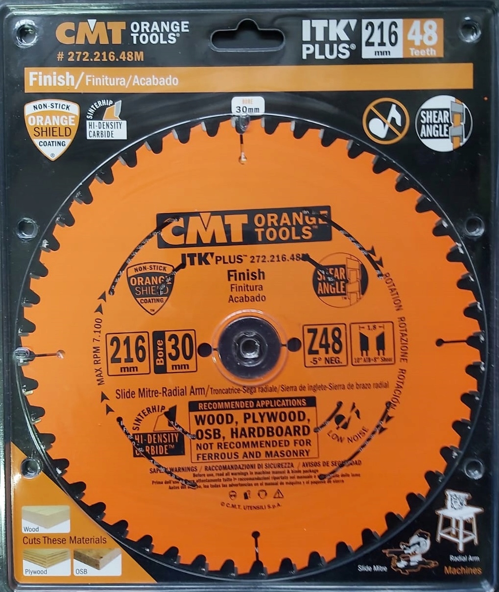 

Cmt Tarcza do cięcia drewna 216 x 30 mm 48 zębów