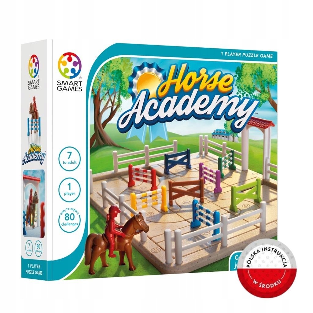 Zabawy I Gry Dla Dzieci Planszówka Sześć Lat Smart Games Horse Academy Ang