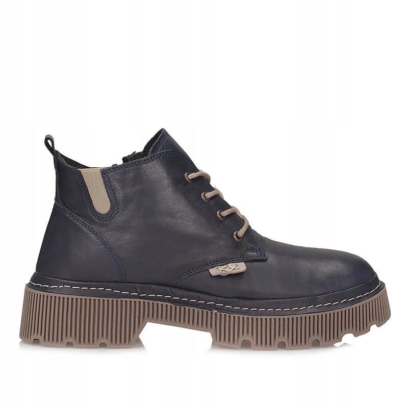 Kožené kotníkové boty Artiker 53C0652