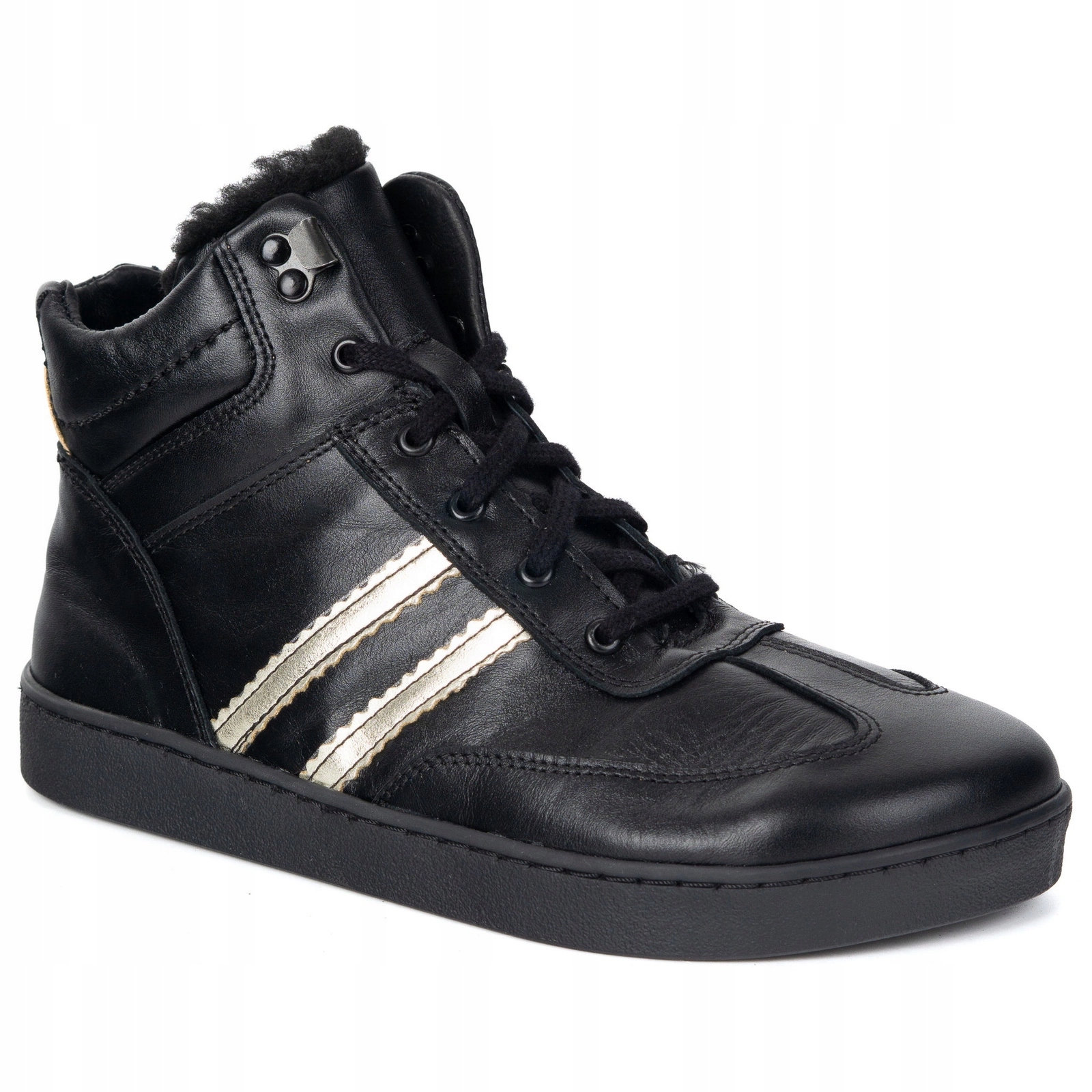 Kožené dámské zimní boty Barefoot 201MP zateplené z přírodní kůže, velikost 42