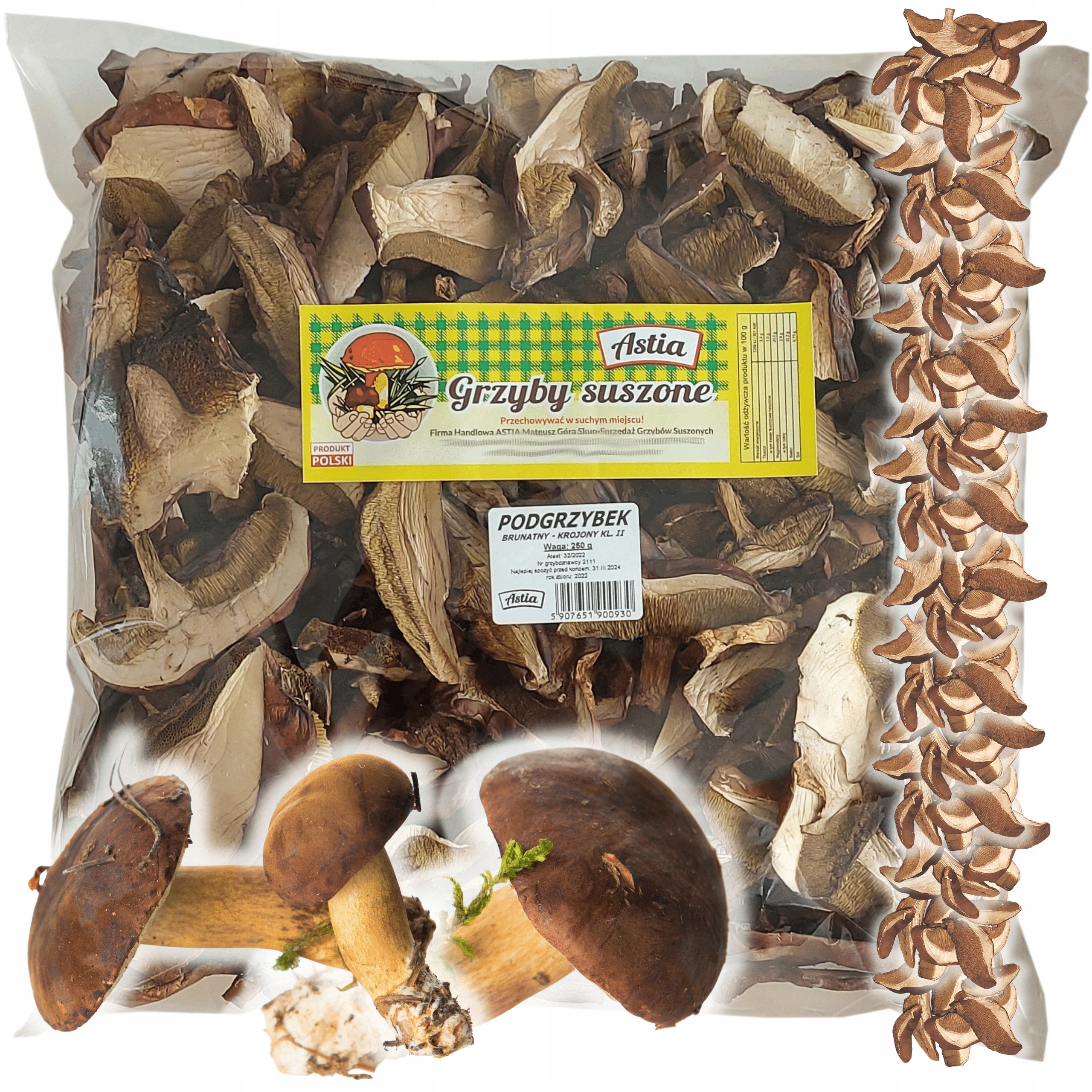Sušené Houby 1 kg Sušené Houby Podhoubík Krájené Houby 2025 Pl