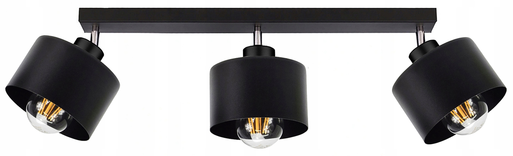 

Lampa Plafon Sufitowy PB-3PL Led, Loft , E27 Walec