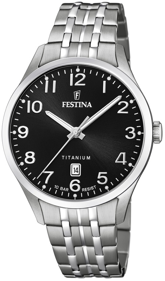 Pánské hodinky Festina 20466/3 steel classic titanium