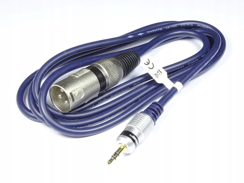 Kabel XLR(m) Jack 3.5(m) stereo MK31 Vitalco 10.0 m (1 Ks)