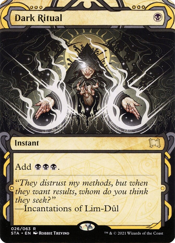 Dark Ritual *FOIL* [BORDERLESS, SHOWCASE] (STA)