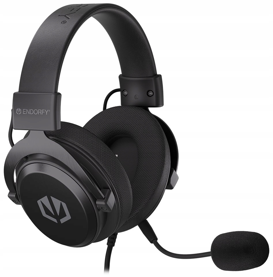 Endorfy headset Viro Infra vezetékes mikrofonnal 3,5 mm-es jack fekete
