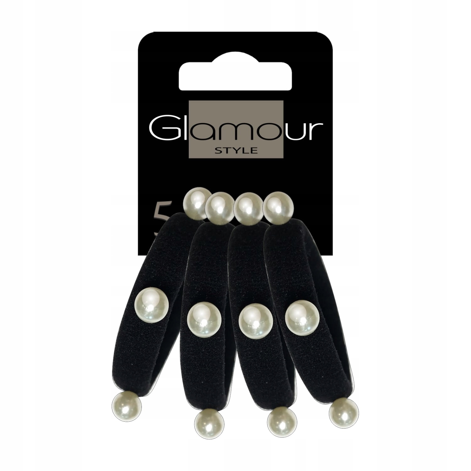 

Glamour Style Gumki Do Włosów z Perełkami 4 szt.