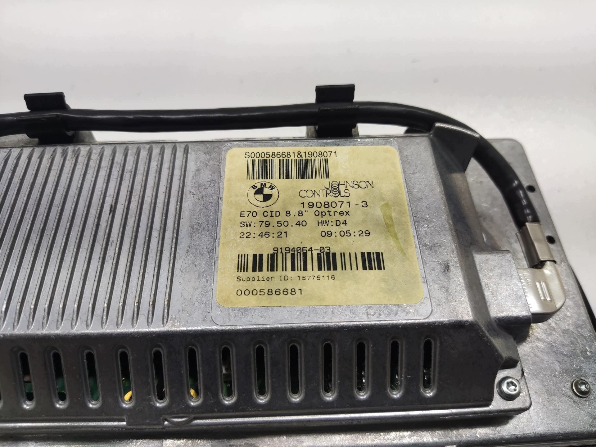 Display MONITOR BMW X6 E71 2007-2012 9194064