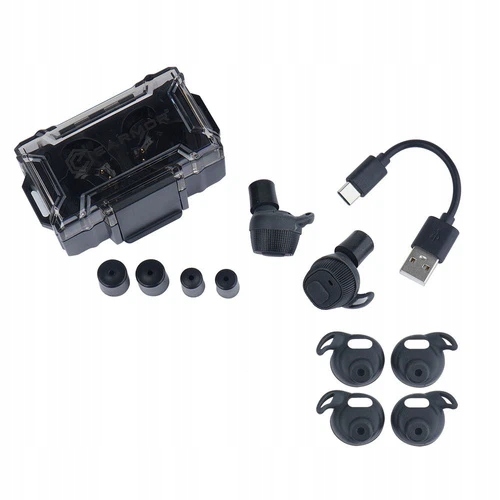 Aktywne ochronniki słuchu M20 Earmor M20-BK czarne