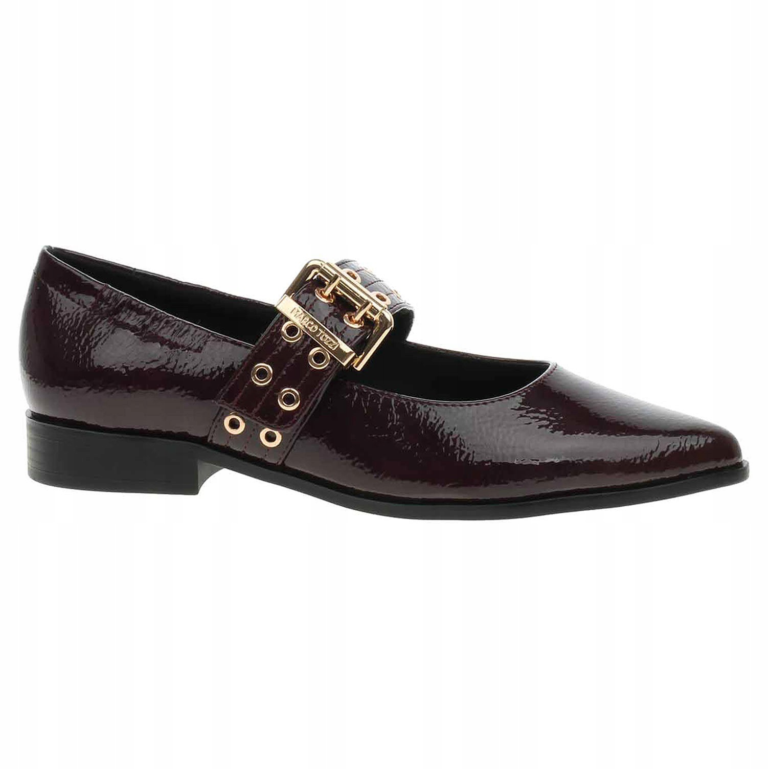 Dámské baleriny Marco Tozzi 2-22128-45 bordeaux patent 41