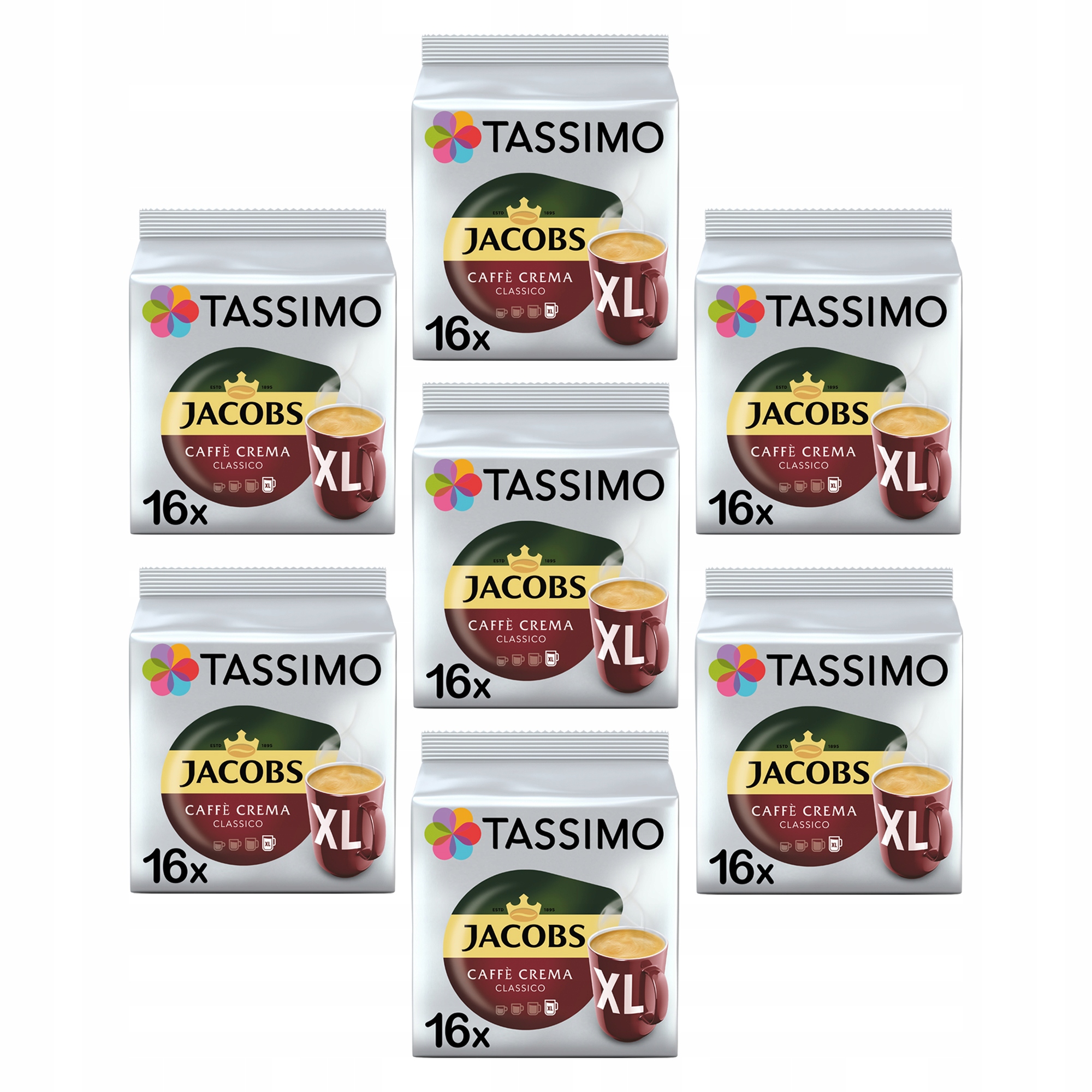 Kapsułki do Tassimo Jacobs Caffe Crema Classico XL 112 szt.