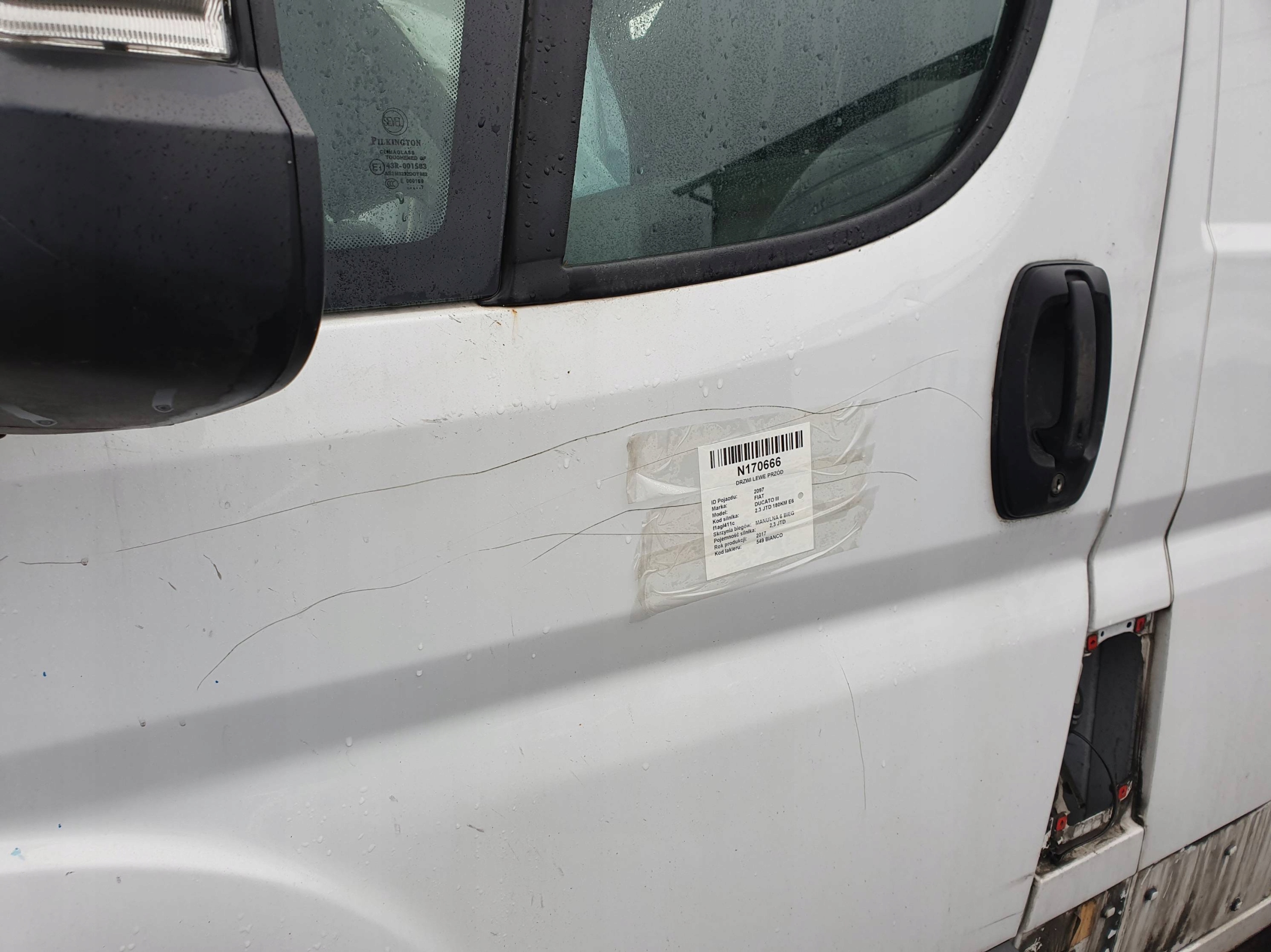 door left front 2017 FIAT DUCATO III