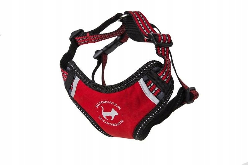 

All For Cats Szelki Sportowe Xs Czerwone