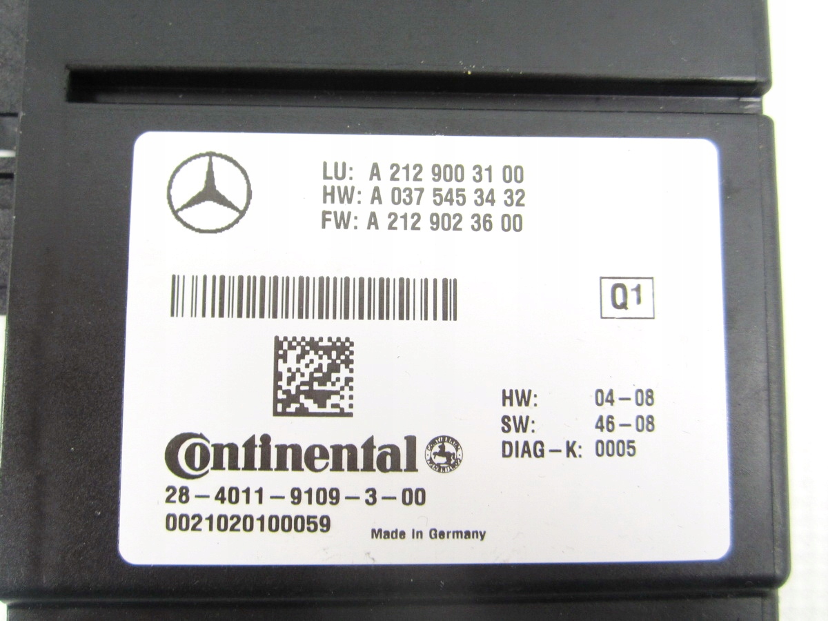 module control unit distronic radaru radarow Mercedes W212
