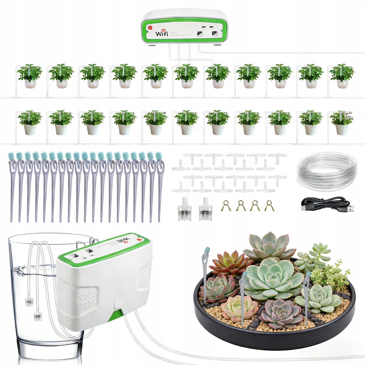 Automatický Inteligentní Zahradní Zavlažovací Systém Wifi Pro Rostliny