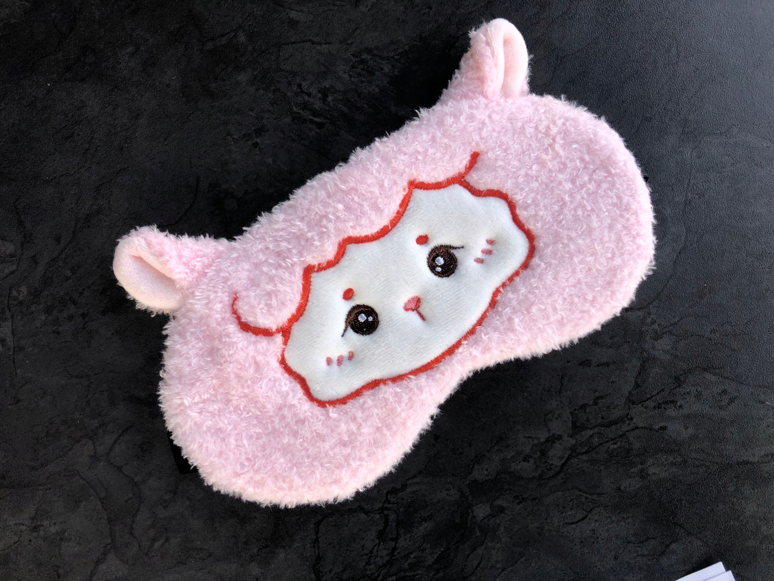 OPASKA NA OCZY MASKA DO SPANIA SNU RELAKSU owca Materiał dominujący poliester